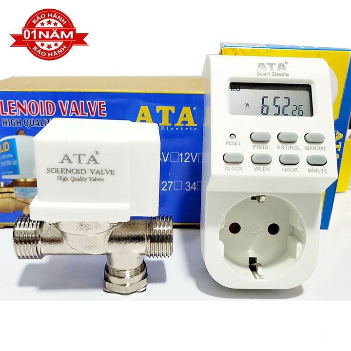 Máy tưới cây hẹn giờ dùng điện ATA TĐ-04 (Bền bỉ – Bảo hành 1 năm)