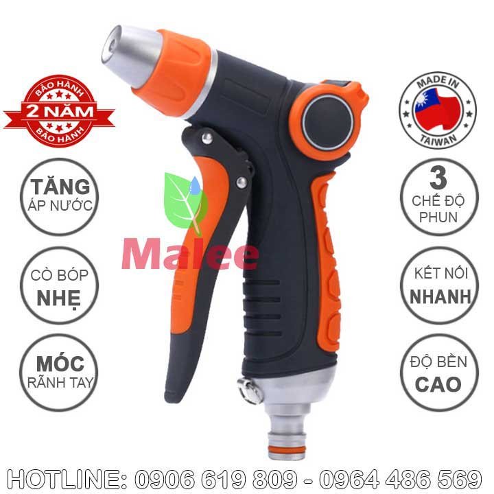 Vòi tưới cây cầm tay đa năng 3 chế độ phun ChenFu GH-03A
