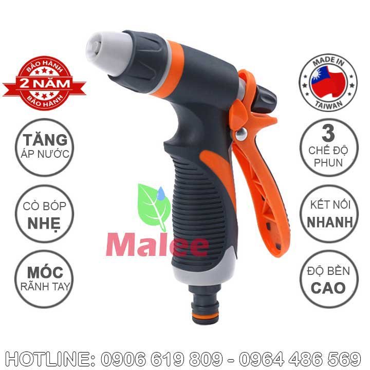 Vòi xịt tưới cầm tay 3 chế độ phun ChenFu GH-03