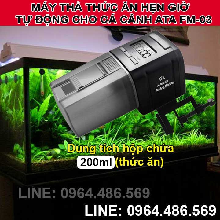Thiết bị hẹn giờ cho bể cá cảnh ăn tự động điện tử ATA FM-03