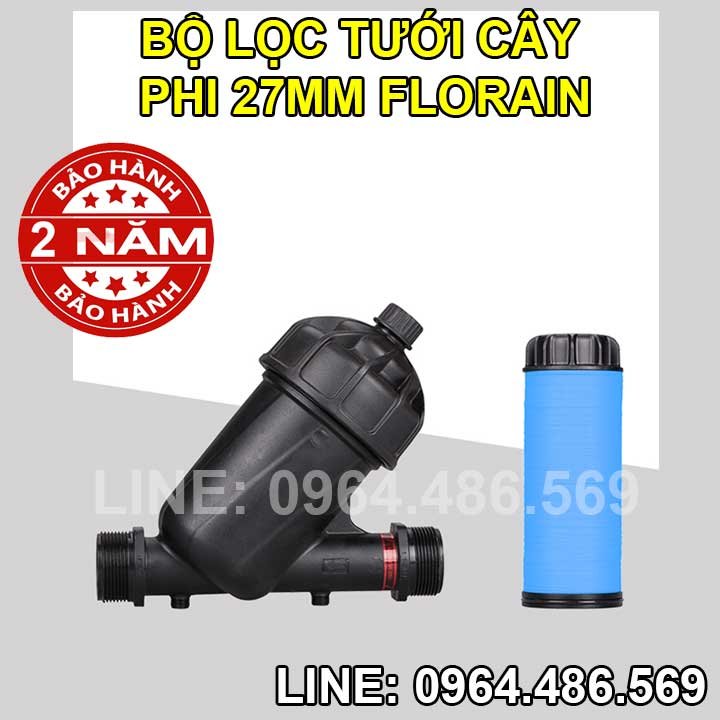 Bộ lọc đĩa tưới cây phi 27mm Florain