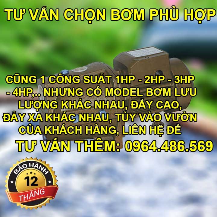 Tư vấn hướng dẫn chọn bơm phù hợp cho hệ thống tưới