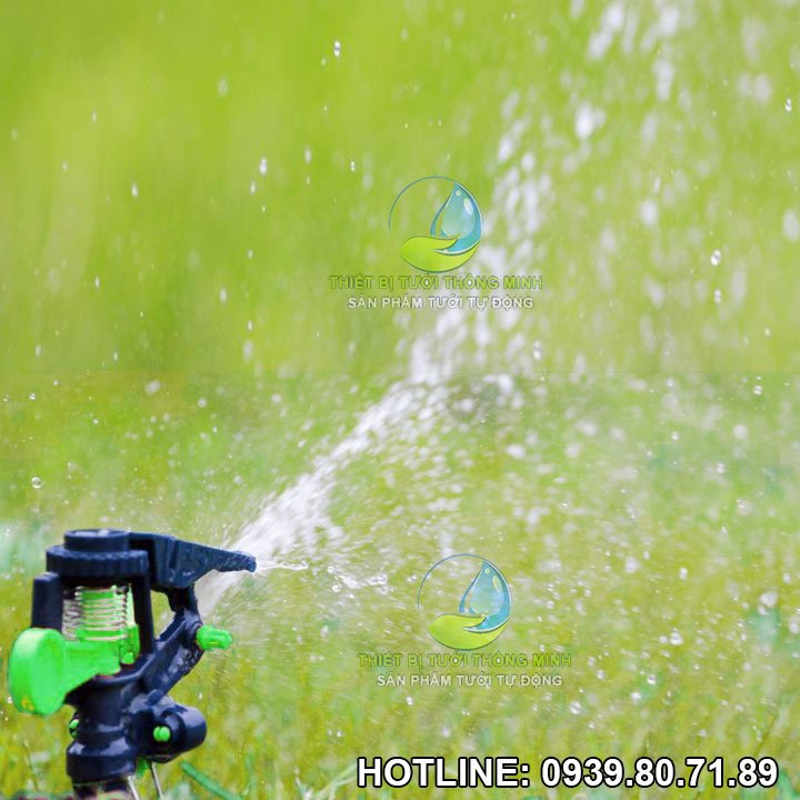 Đầu phun nước tưới cỏ cánh đập impact sprinkler PRO nhựa Malee (điều chỉnh góc phun)