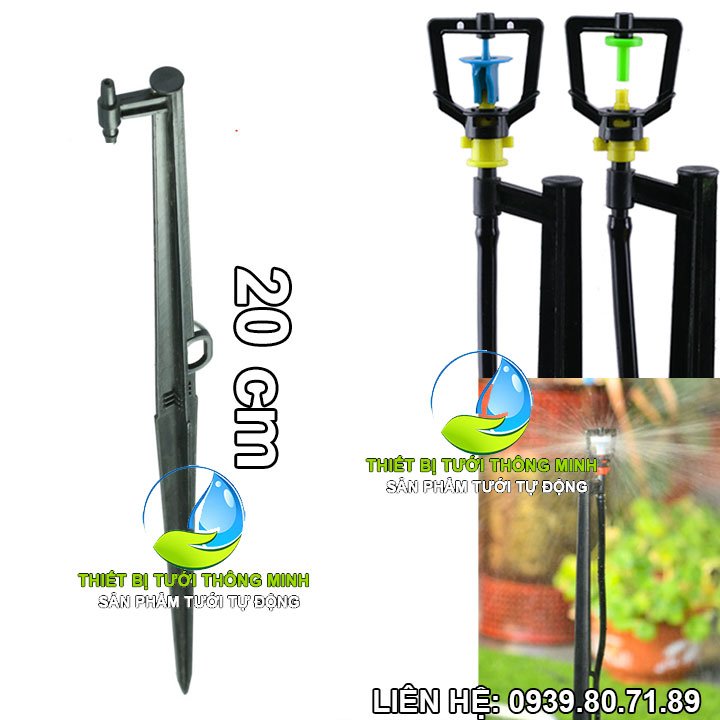 Cây cắm giữ béc phun mưa sương cao 20cm Florain