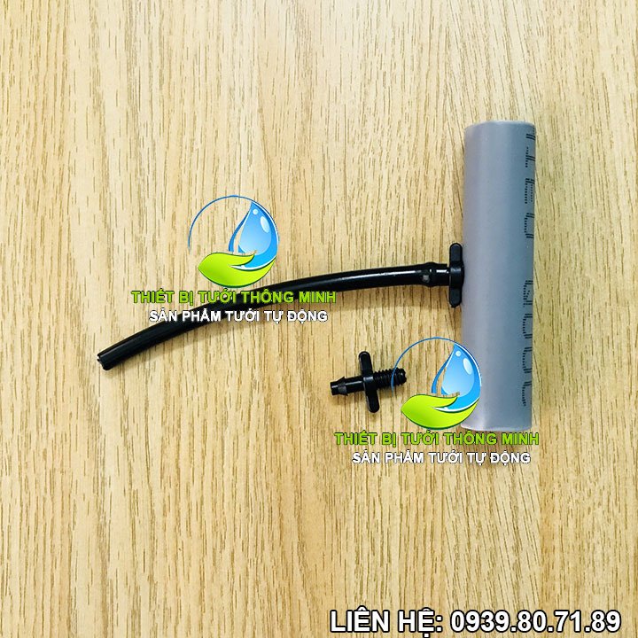 Đầu khoan ren 6mm khởi thủy ống pvc gắn béc FLorain (có tay vặn, nhựa thái lan)