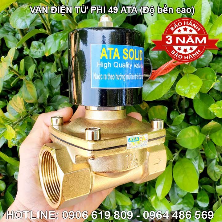 Van điện từ phi 49 DN 40 ATA (Bền bỉ, bảo hành 3 năm)