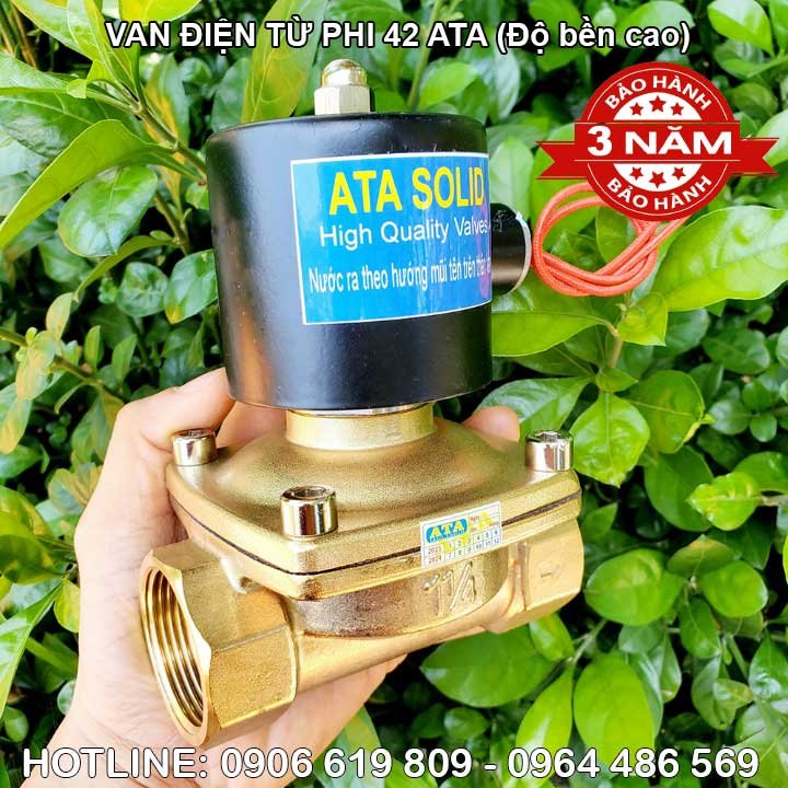 Van điện từ phi 42 DN 35 ATA (Bền bỉ, bảo hành 3 năm)