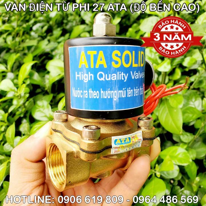 Van điện từ phi 27 DN 20 ATA (Bền bỉ, bảo hành 3 năm)
