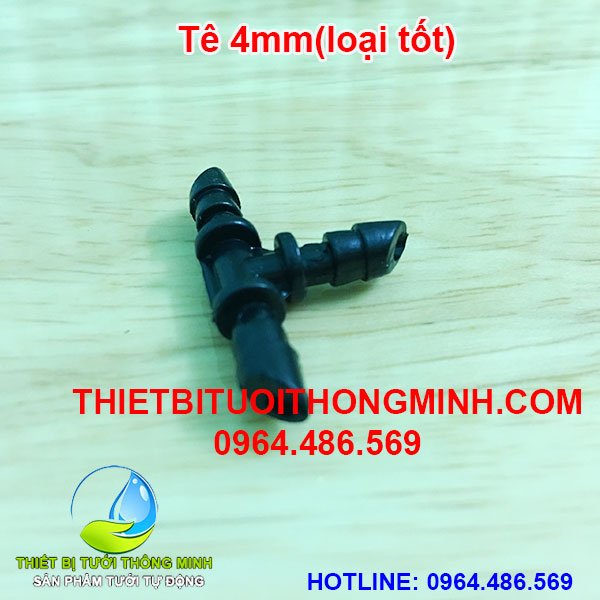 Tê 4mm chia nhanh (gắn 3 đầu ống mềm 4mm)(loại tốt)