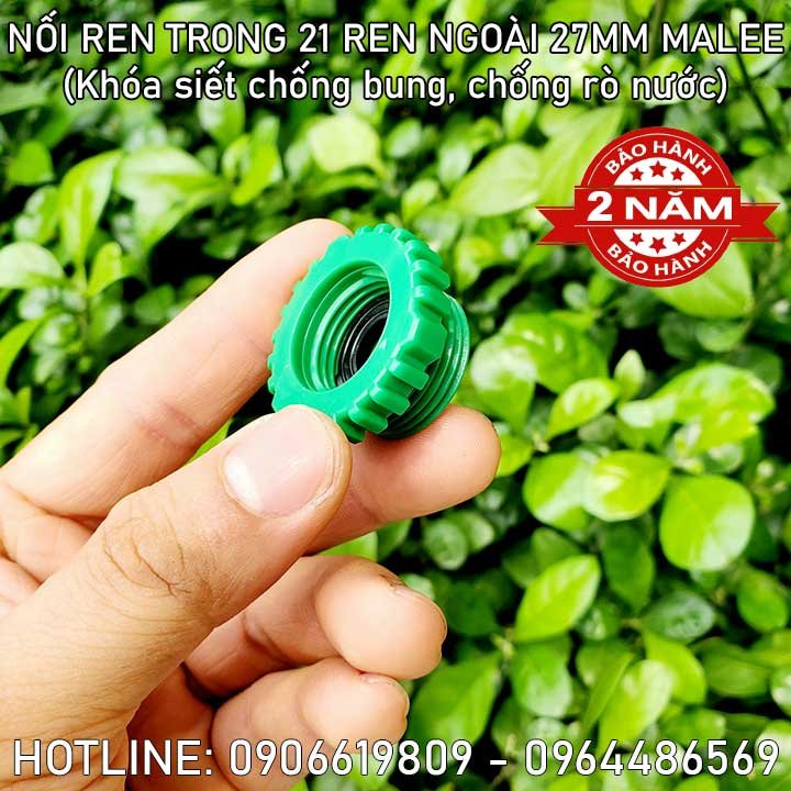 Nối ren trong 21mm ren ngoài 27mm