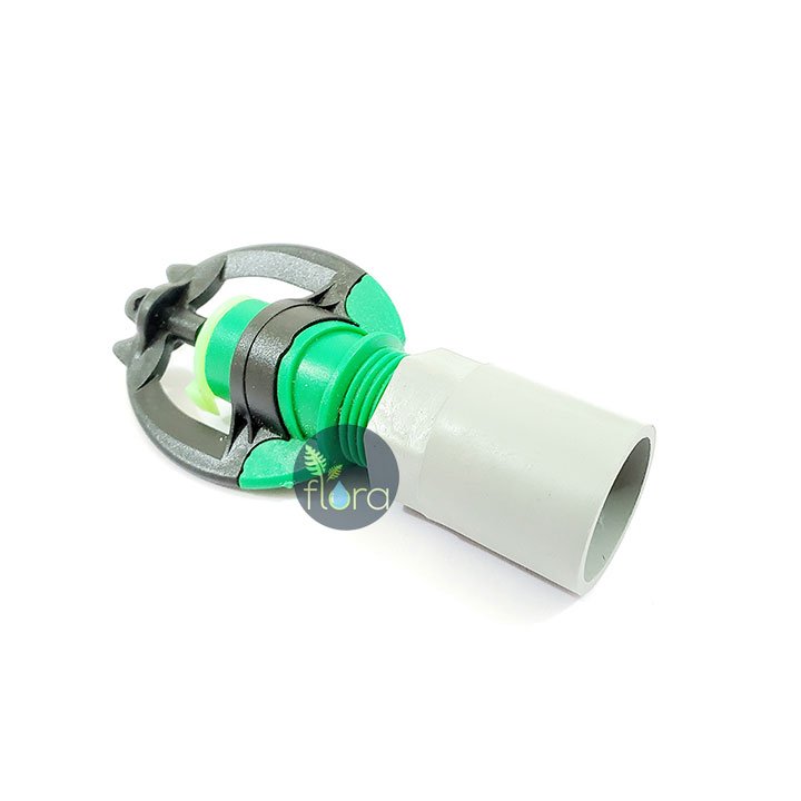 Béc phun mưa 360 xoay tròn đều bù áp chụp ống trơn 21mm Florain (Bảo hành 2 năm)