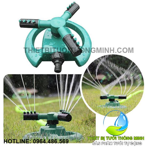 Vòi tưới cỏ, hoa 360 điều chỉnh hướng phun (nhập khẩu loại tốt)