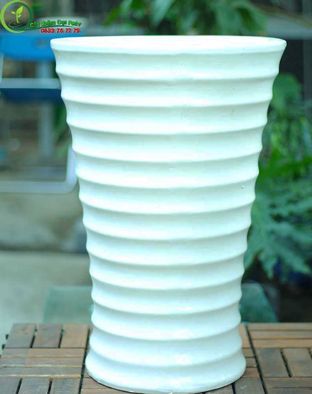 Chậu Sứ Xoắn Ngang Siêu Đẹp