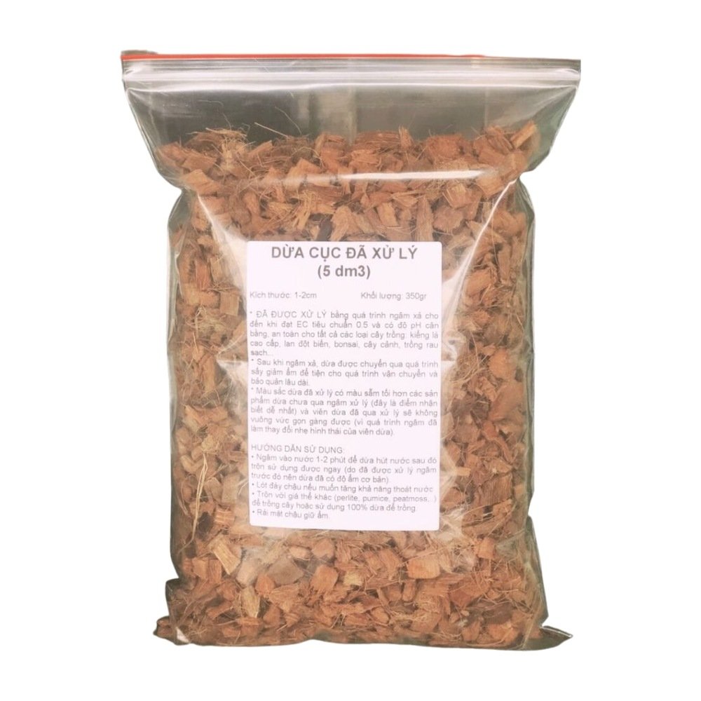 Giá thể xơ dừa cục – Túi 5dm3