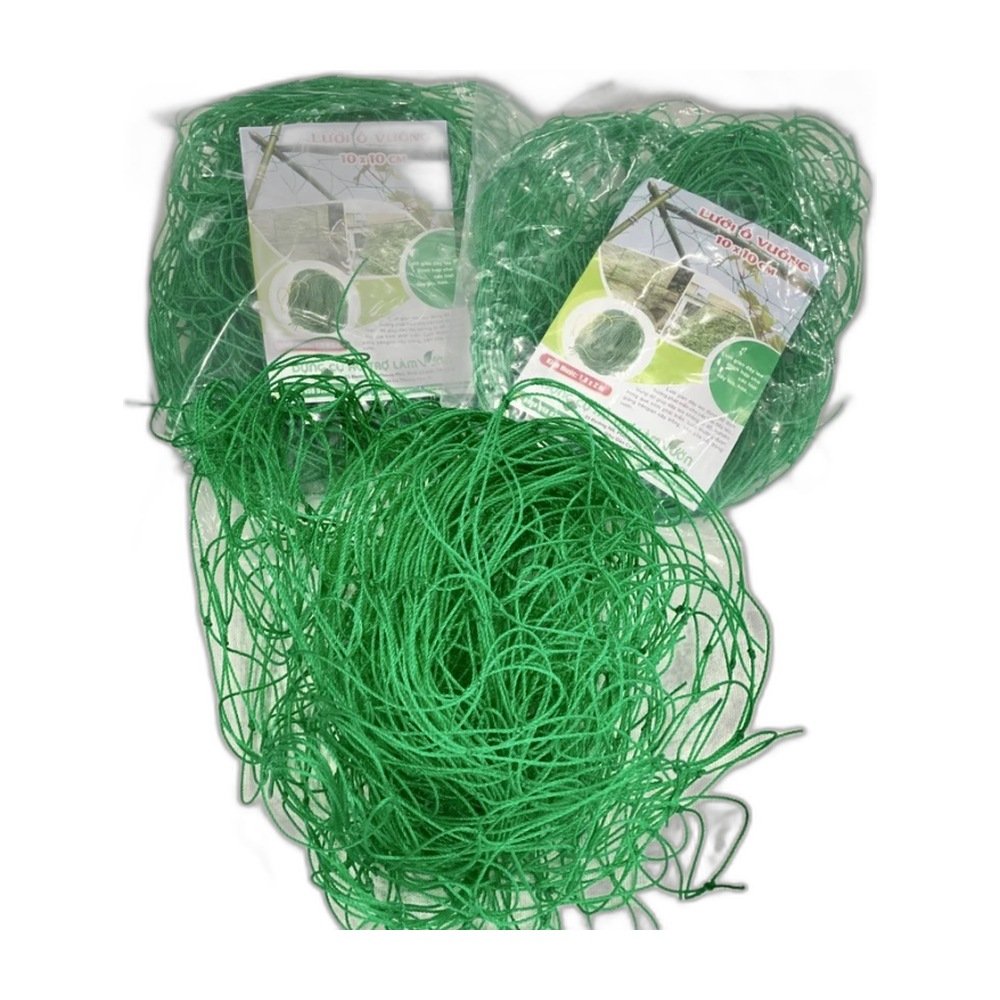 Lưới làm giàn leo màu xanh mắt 2x3m