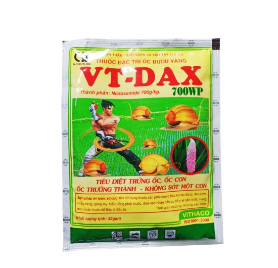 Thuốc diệt ốc VT-DAX 700WP (gói 35g)