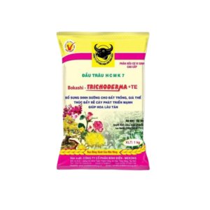 Phân đầu trâu HCMK7 hữu cơ trichoderma + TE – 1 kg