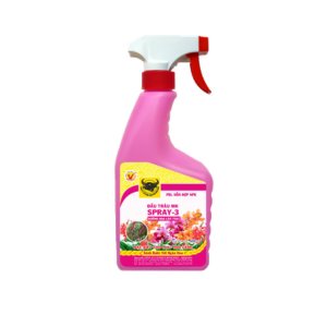 Phân bón lá đầu trâu dưỡng hoa lâu tàn SPRAY 3 – 500ml – Bình điền