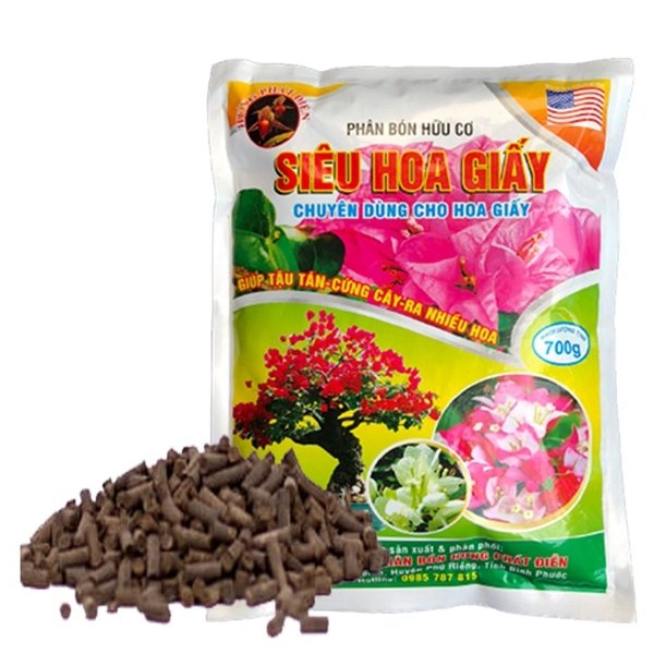 Phân bón hữu cơ Siêu hoa giấy Hải An Khang (700gr) giúp tậu tán, cứng cây, ra nhiều hoa 3