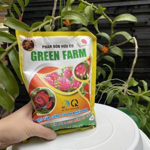 Phân bón HAK HAGP SUPER 20 GREEN FARM chuyên dùng cho hoa hồng – Gói 1kg 3