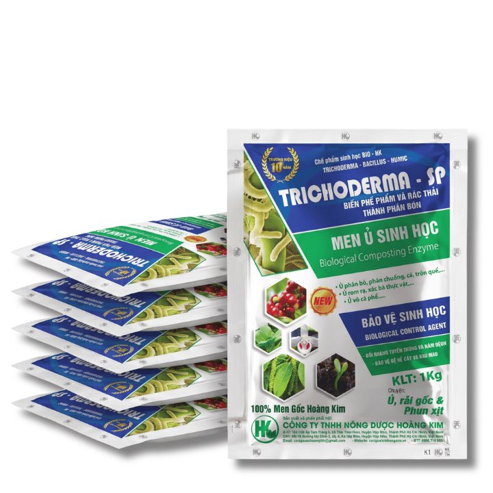 Men Ủ Phân Sinh Học Trichoderma Hoàng Kim – Gói 1 Kg 3