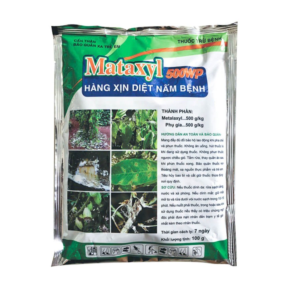 Mataxyl 500 WP – Thuốc Trừ Nấm Bệnh Mataxyl 500WP – Gói 100g