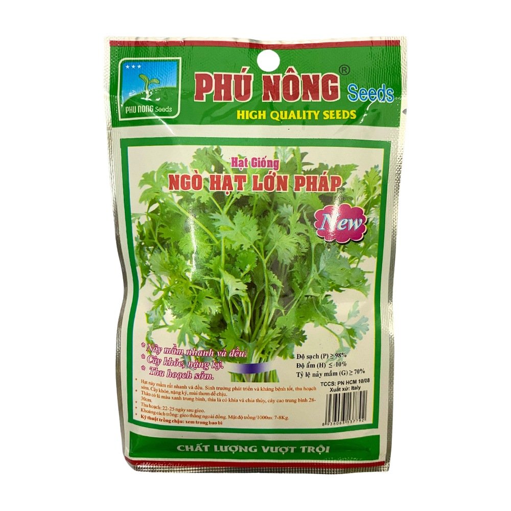 Hạt giống Ngò hạt lớn Pháp – Gói 20 gram