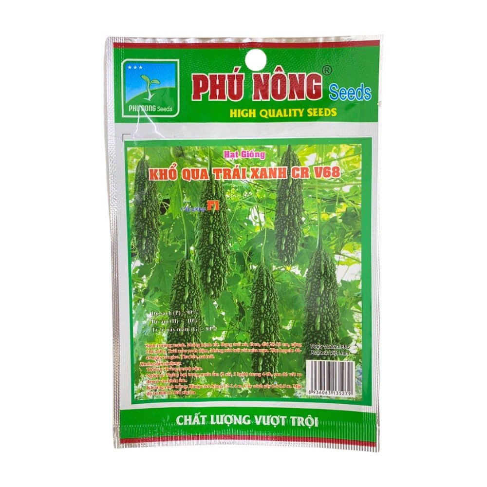 Hạt Giống Khổ Qua Trái Xanh F1 CR-V68 – Gói 2 Gram