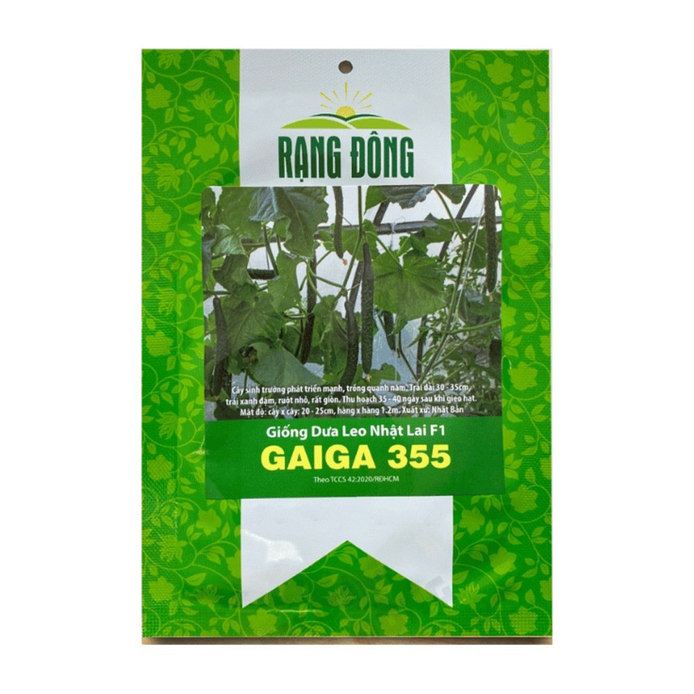 Hạt giống Dưa leo Nhật lai F1 GAIGA 355 – 1g