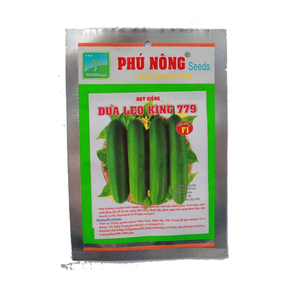 Hạt giống Dưa leo King 779 Phú Nông – Gói 1 gram