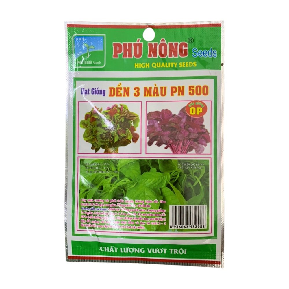 Hạt giống dền 3 màu PN – Gói 20 gram