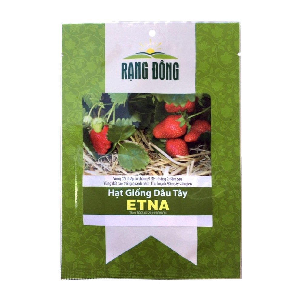 Hạt giống Dâu tây ETNA Rạng Đông – Gói 0.05gram