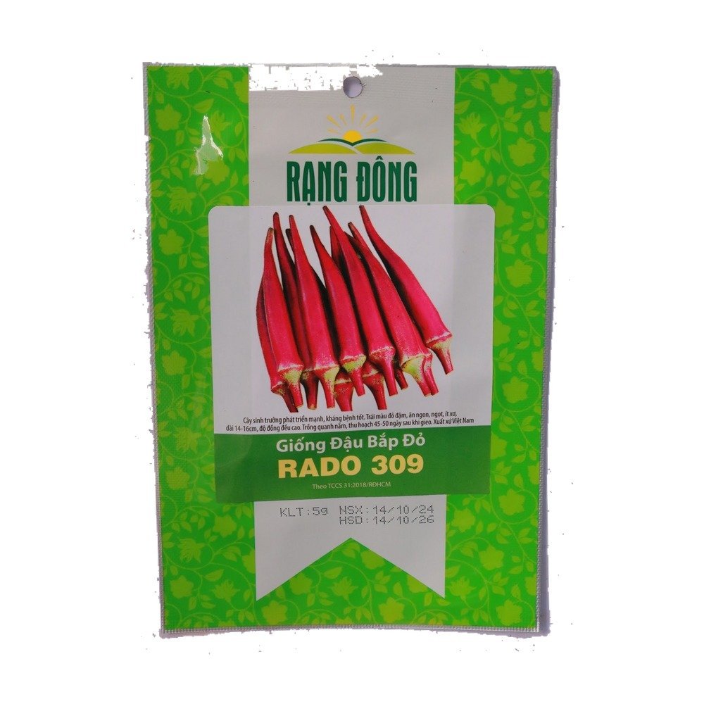 Hạt Giống Đậu Bắp Đỏ VUONBABYLON, Giàu Dinh Dưỡng, Trái Đậu Nhiều, Trồng Quanh Năm, Dễ Trồng, Rạng Đông – Gói 5G