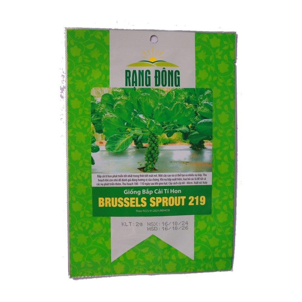 Hạt giống bắp cải tí hon BRUSSELS SPROUT 219 – 1g
