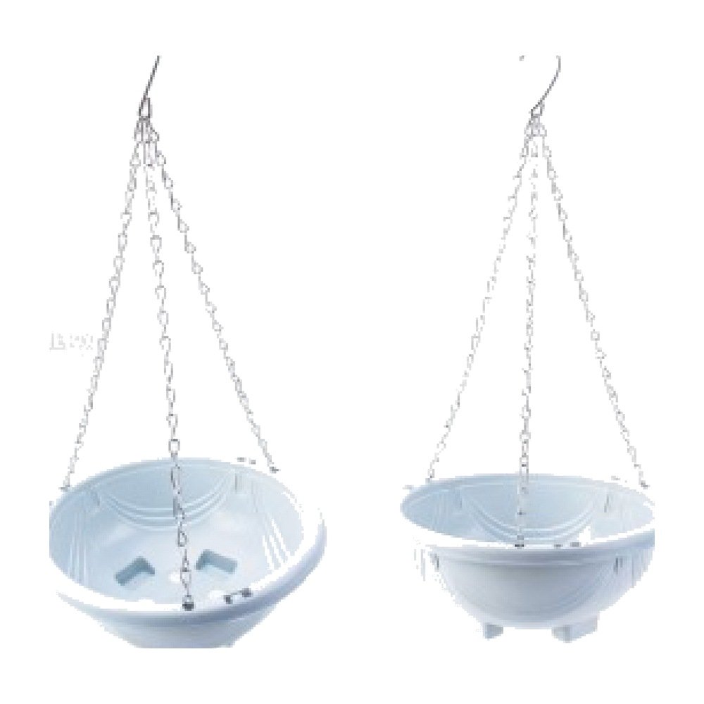 Bộ chậu treo nhỏ 15×12 (cm) – Màu trắng (Trắng)