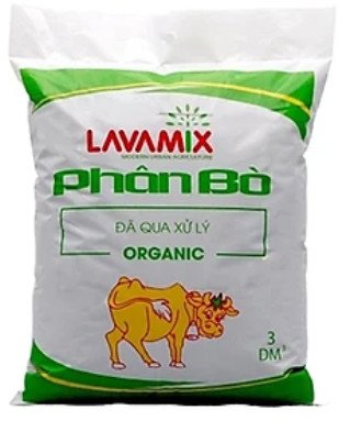 Phân bò đã qua xử lý Lavamix – Túi 3dm3