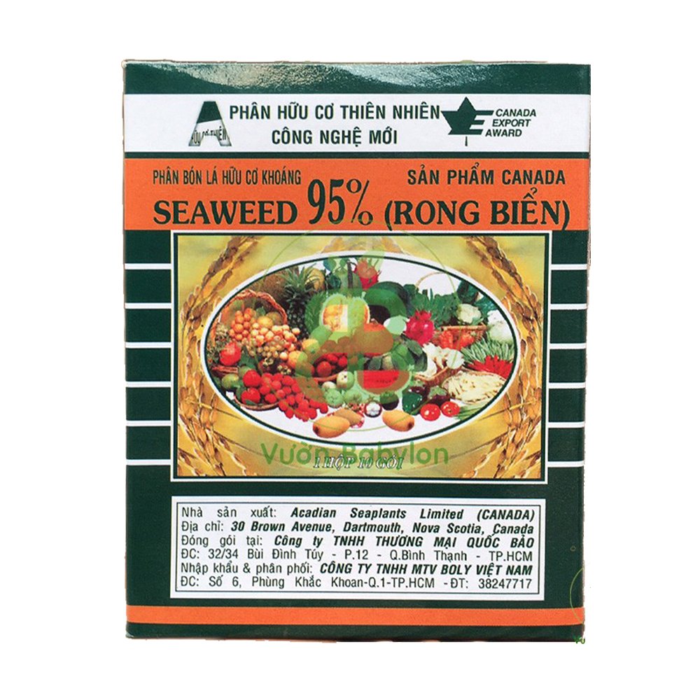 Phân Bón Lá Hữu Cơ SEAWEED – Rong Biển 95% – Gói 10 gram