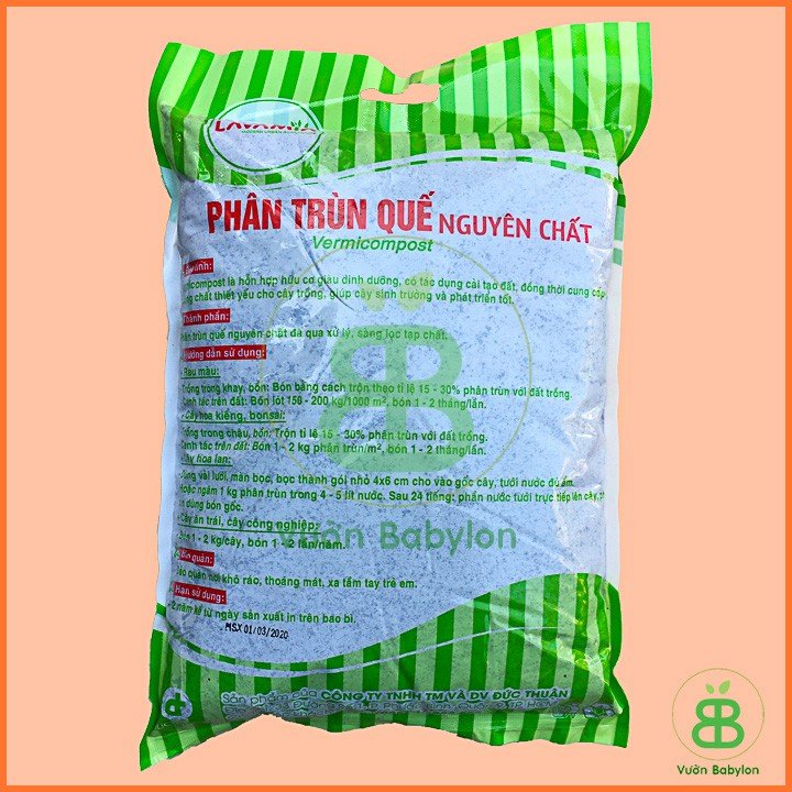Phân trùn quế LAVAMIX Nguyên Chất 100% – Bổ sung dinh dưỡng, cải tạo đất cho rau màu, hoa kiểng 2