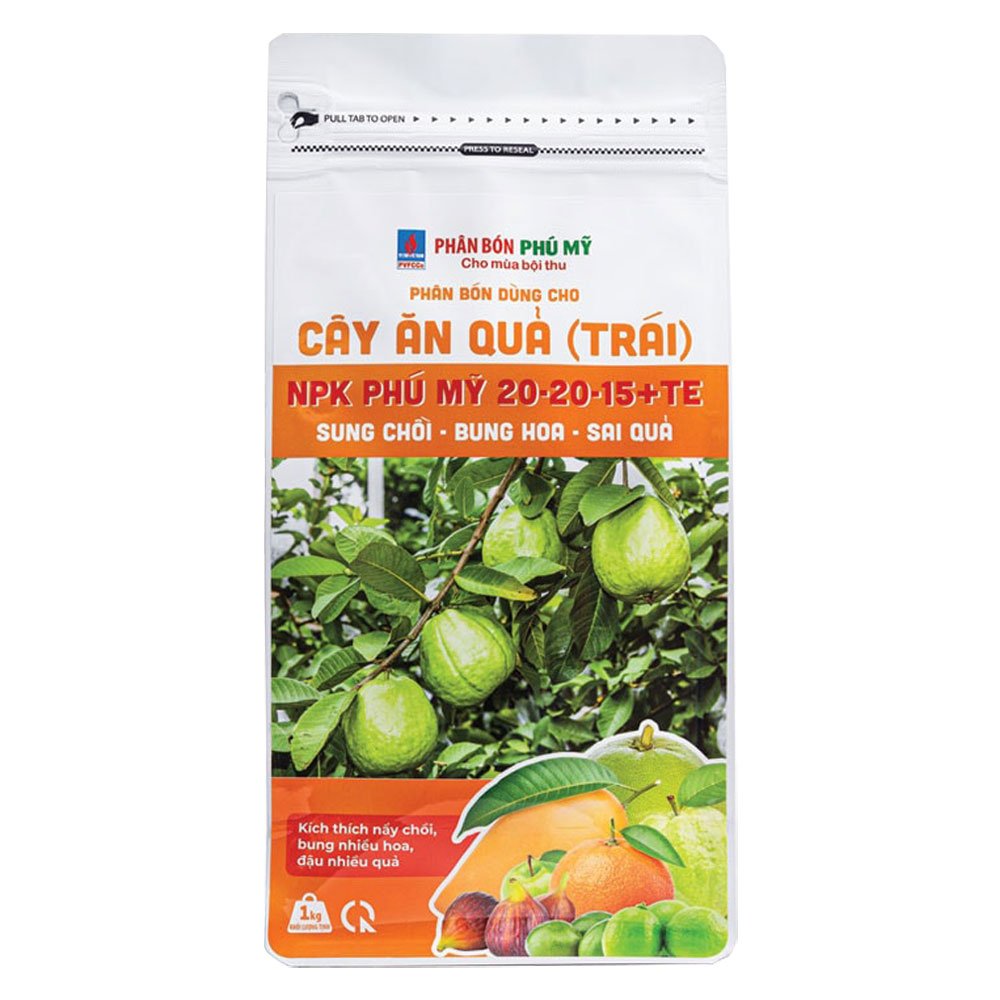 Phân NPK Phú Mỹ 20-20-15+TE Chuyên Dưỡng Hoa, Nuôi Trái 2
