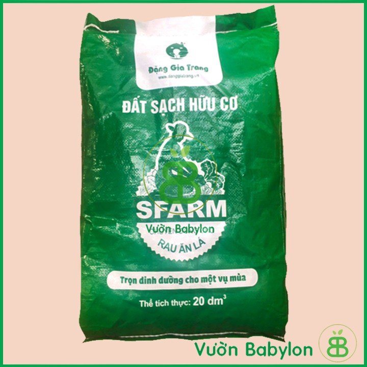 Đất dinh dưỡng Sfarm chuyên dùng trồng rau ăn lá – 20Dm3