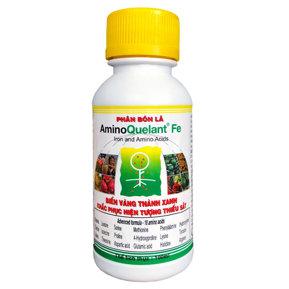 Phân Bón Lá Amino Fe 100ml – Biến Lá Vàng Thành Lá Xanh