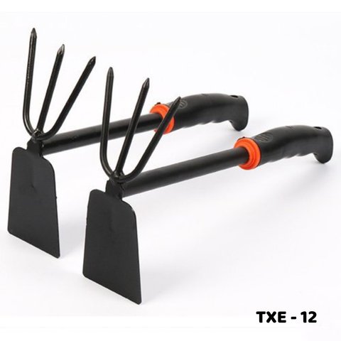 Cuốc cào xới đất 2 đầu cầm tay bắng sắt cứng cáp 2