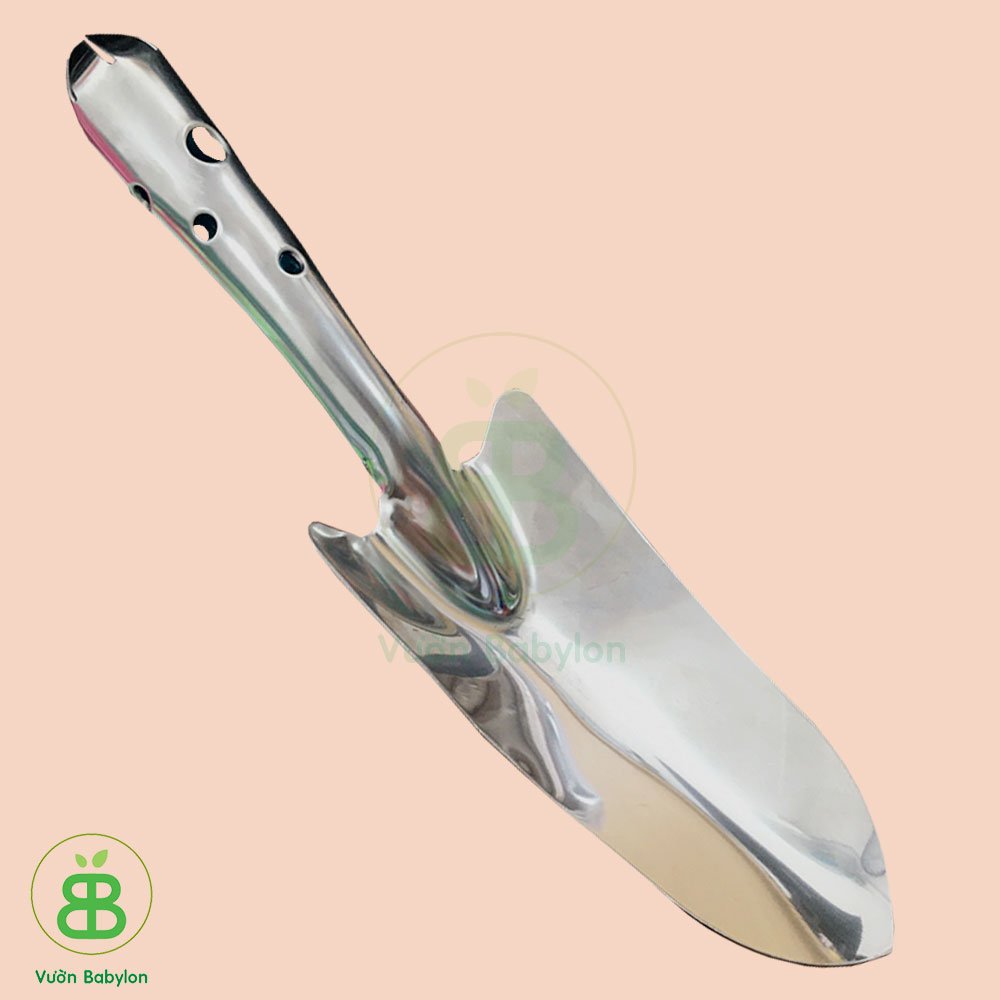 Xẻng Làm Vườn, Xẻng Xúc Đất Bằng Inox Không Rỉ, Độ Bền Cao 2
