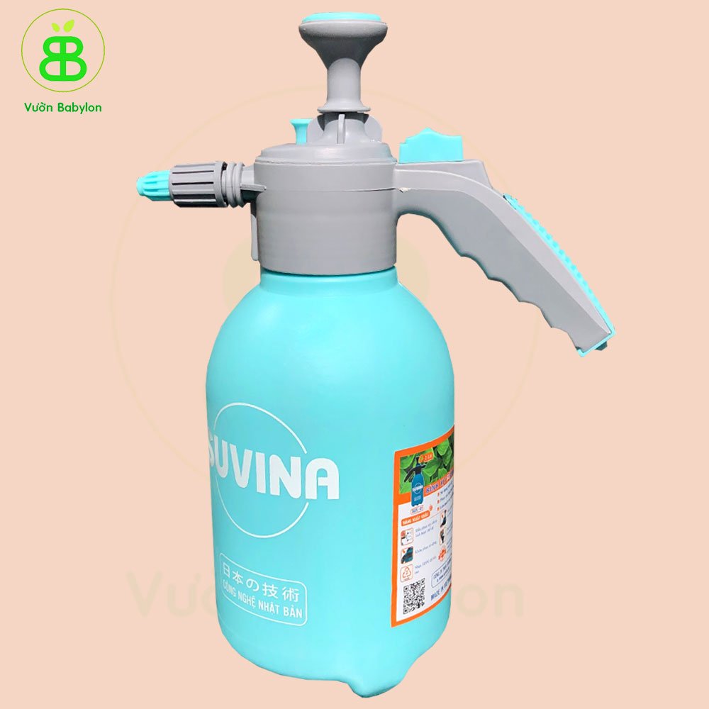 Bình Tưới Cây Cao Cấp Suvina Áp Suất Phun Sương 2L 3