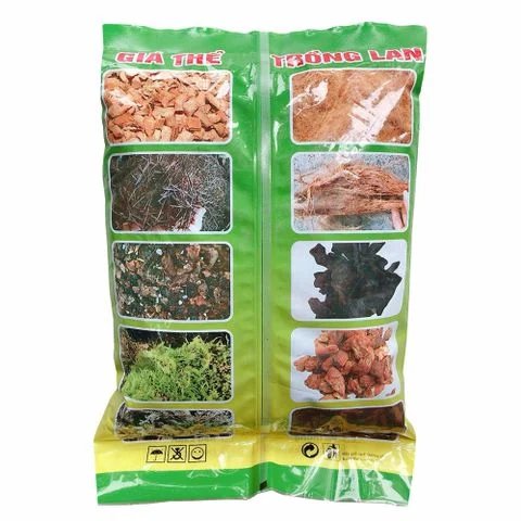 Giá thể chỉ dừa trồng lan – Túi 5dm 3
