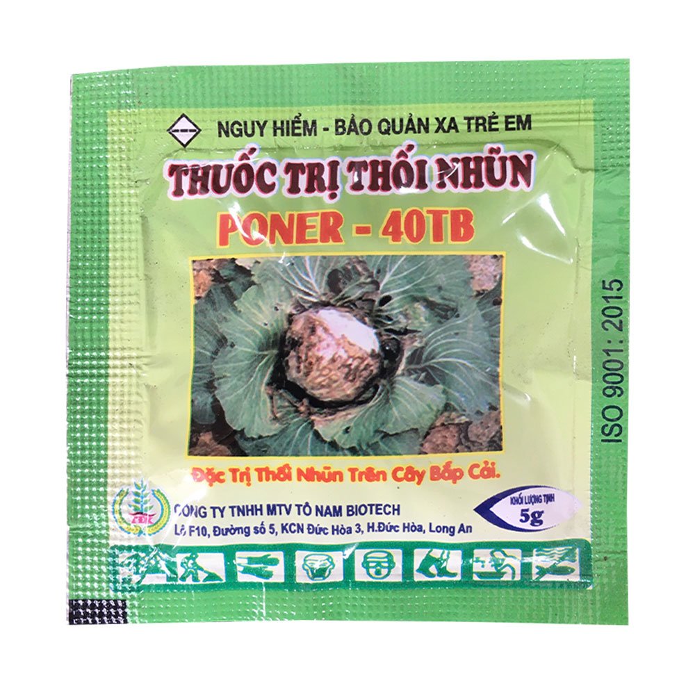 Thuốc Đặc Trị Thối Nhũn PONER – 40TB Cho Lan, Bắp Cải Và Cây Cảnh