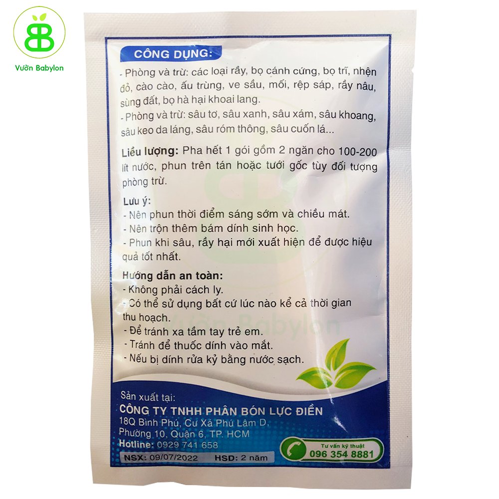 Chế phẩm Sinh Học Bio B Trừ Sùng Đất, Nhện Đỏ, Bọ Trĩ, Tuyến Trùng, Sâu Hại 2