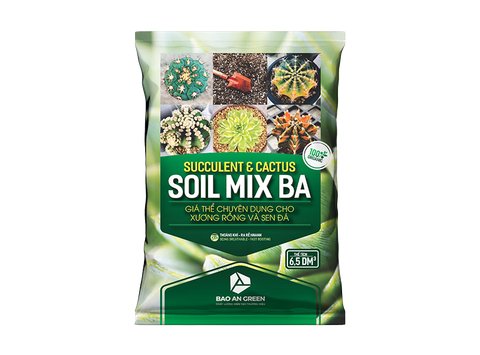 Giá thể Soil mix trồng cây xương rồng, sen đá trộn sẵn – Túi 6,5dm3 ( ~ 2,5kg )