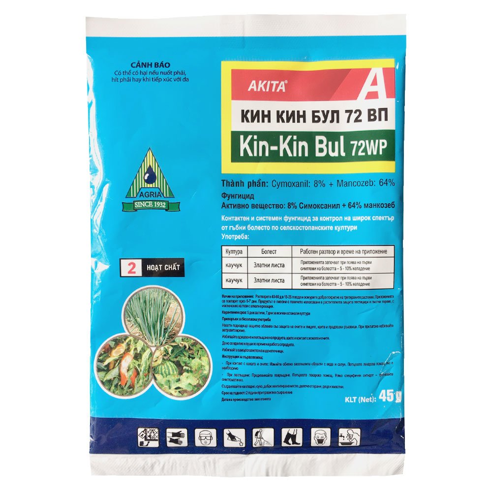 Thuốc Trừ bệnh Thối Nhũn Kin-Kin Bul 72WP – 45Gr