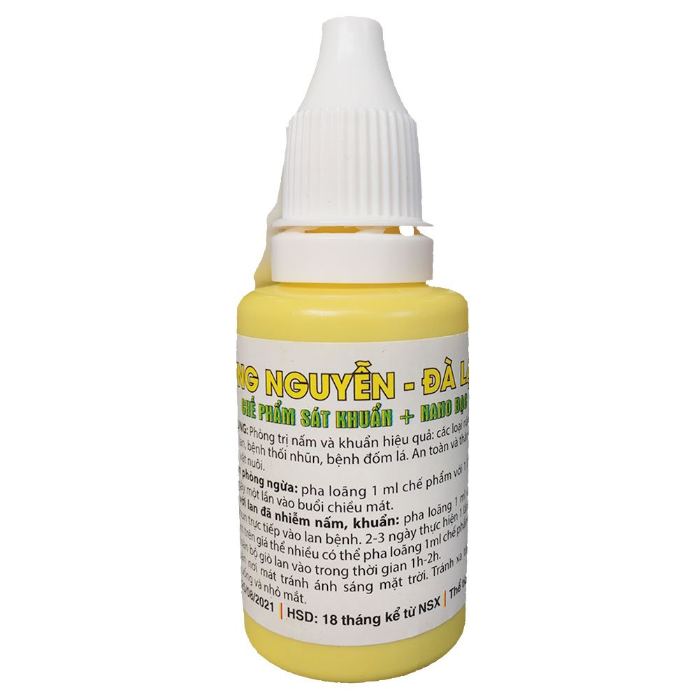 Chế Phẩm Sát Khuẩn Nano Bạc Hùng Nguyễn – Phòng Trị Nấm Bệnh Trên Lan